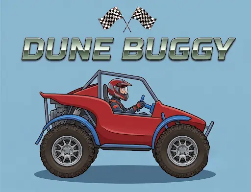 Dune buggy for best vehicle in hill climb racing