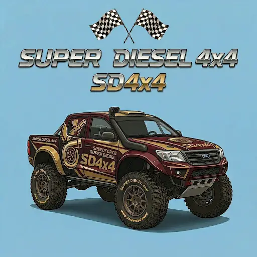 super dissel 4x4 for vehicle in hill climb racing