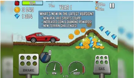 What is New in Latest Version of Hill Climb Racing for iOS